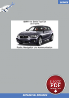 PDF BMW 1Er F21 (2012-2019) Reparaturanleitung Radio Navi Kommunikation