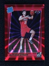 2021-22 Panini Donruss Rated Rookie Holo Red Laser 34/99 Alperen Sengun #219 6wp