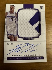 2020-21 Panini National Treasures Robert Woodard II #133 RC /99 RPA Patch