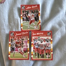 Donruss 2016 Kansas City Chiefs Alex Smith Jamaal Charles Eric Murray Card Lot