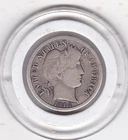 Sharp  1914   Barber   Dime  (90% Silver)    Coin