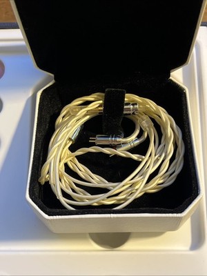 SeeAudio Yume II In-Ear Canal Earbud Headphones 3.5mm 6ft Silver/Gold Double