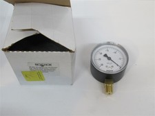 No Shok 25-200-30-inH2O-vac, 2.5" Pressure Gauge, 0 to -30