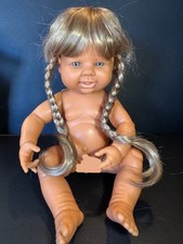 Dollsparts 01036 13 Honey Blond synthetic fiber doll wig