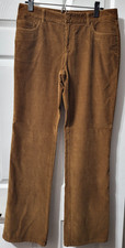 Talbots Jeans Size 8 Womens Brown Pants Corduroy High Rise Straight