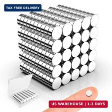 Magnets for Crafts, 250 Pack 5x2mm Small Round Magnetic Rare Earth Neodymium Ref