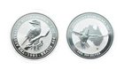 Lot 2 1 Oz Silver Rounds 1995 Australia 1 Dollar - 2002 Australia 1 Dollar *464