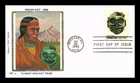 Dr Jim Stamps Indian Art 1980 Tlingit Chilkat Tribe Western Silk Cachet FDC