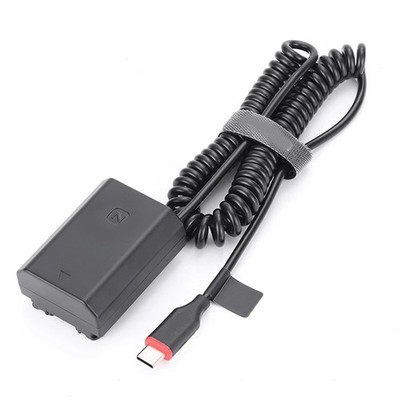 Camera External Power Source Type-C to NP FZ100 Dummy Battery for A1 A7C A7III