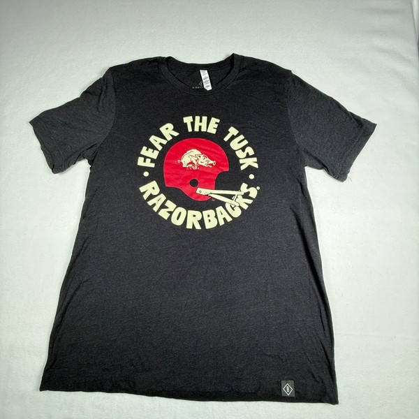B Unlimited College Vault Arkansas Razorbacks T Shirt Graphic Tee Womens L