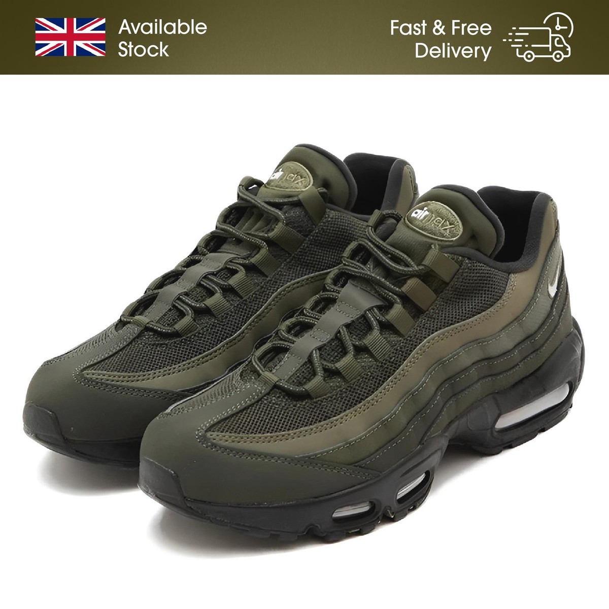 Nike Baskets Air Max 95 Ultra Jacquard Khaki Nike Air Max 95 Ultra