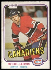 1981-82 O-Pee-Chee #184 Doug Jarvis Montreal Canadiens