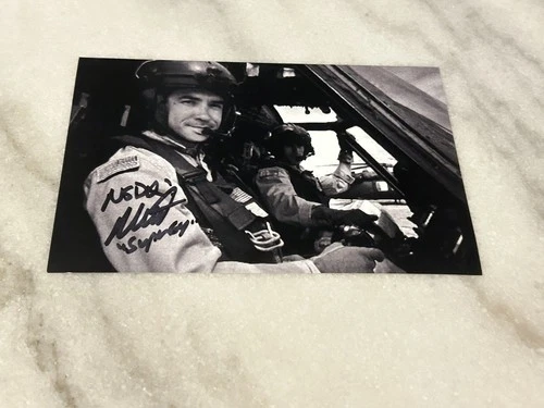 Pilot MICHAEL DURANT Signed 4x6 Photo SUPER 64 BLACKHAWK DOWN AUTOGRAPH
