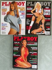 2004 2007 Torrie Sable WWE Kim Kardashian Playboy Magazines