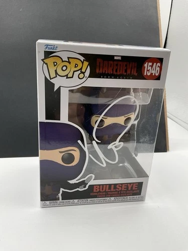 Wilson Bethel Signed Bullseye Funko Pop 1546 BAS Marvel Daredevil signed Funko
