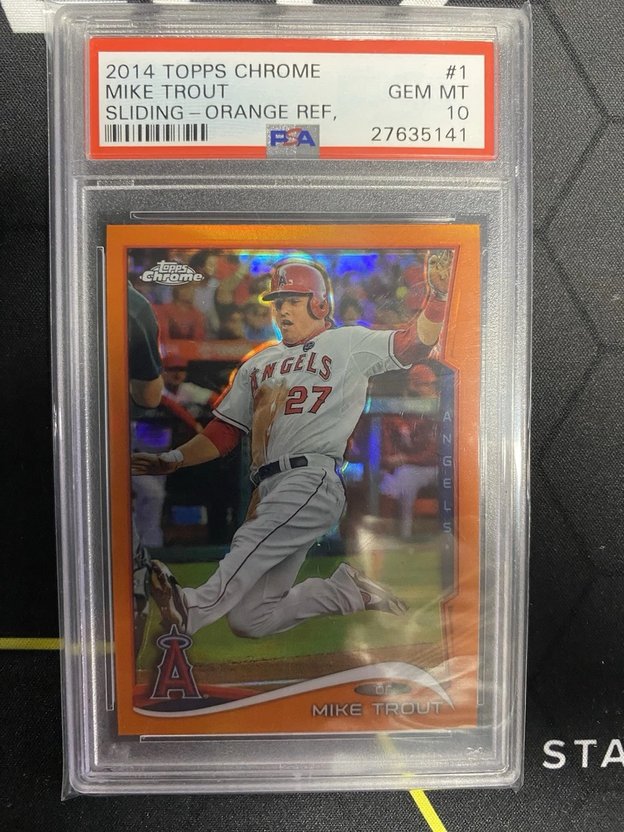 Mike Trout 10 Graded Baseball Sports Trading Cards & Accessories