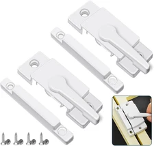 Sliding Window Sash Locks White ZUONAI 2 Pack Cam Sash Locks for Double Hung Win