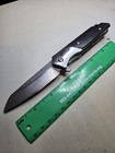 Damascus Style Folding Pocket Knife — photo 2