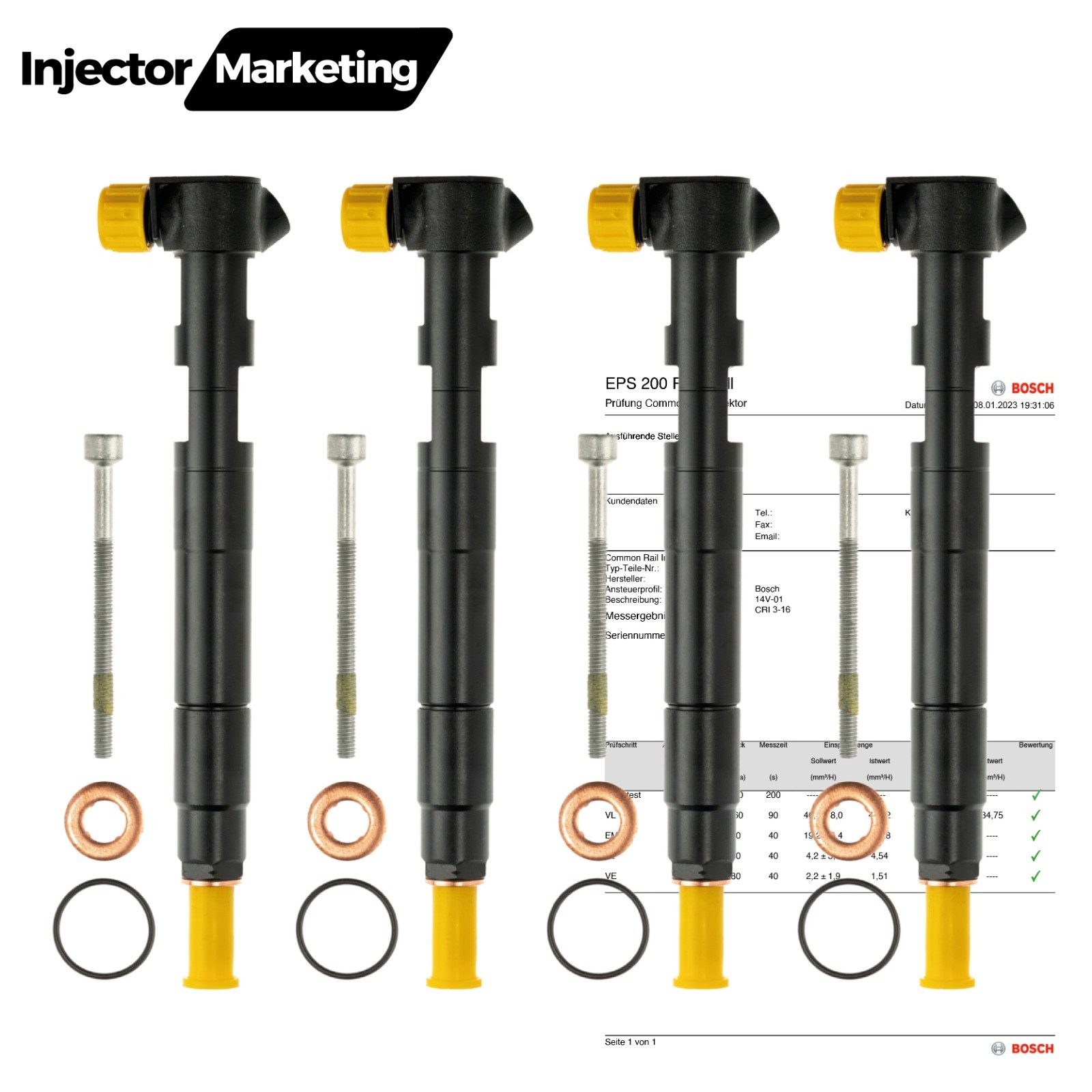 4X 2827247 Injecteur Mercedes-Benz 200 220 CDI OM651 A6510702387