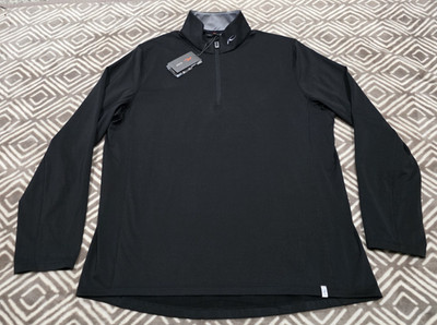 NWT KJUS Men's Trace 2.0 Midlayer Half-Zip Black Size 3XL 58 Long Sleeve $229
