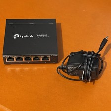 TP-Link 5 Port Gigabit Easy Smart Desktop Switch TL-SG105E w/ OEM Power Supply