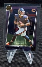 2021 Panini Clearly Donruss Gold Parallel Rated Rookie Acetate Justin Fields Rc