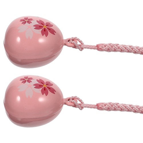2 Pcs Kirschblüten-Glocken-Ornament Taschenanhänger Telefon-Anhänger-Charms - 第 1/12 張圖片