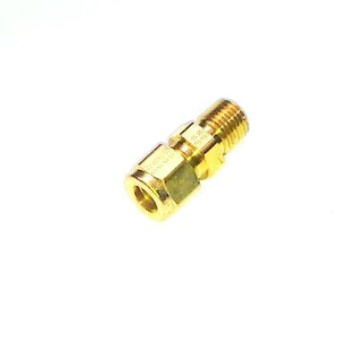 New Parker  6-4 FBZ-B  Straight Brass Compression Fitting 1/4 NPT X 3/8'' Tubing