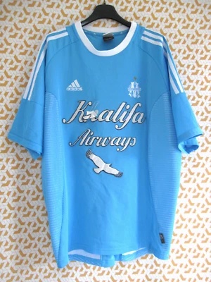 Maillot Olympique Marseille 2002 Adidas OM Khalifa Airways vintage Homme - XL - Photo 1/4