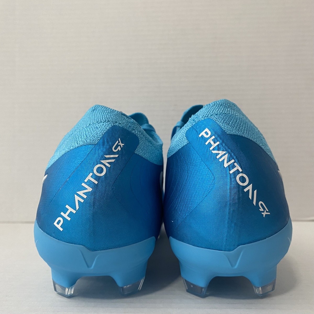 Nike Phantom GX II Pro FG Blue Fury White FJ2563-400 Men's Size 12