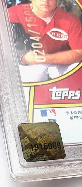 2001 Topps Reserve Uncirculated Auto RC 204/1500 PSA NM-MT 8 Brett Gray #126 - Image 3 of 4