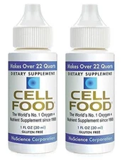 2 pack of Cellfood Original 1 fl.oz Bottle of Oxygen and Nutrients Supplement
