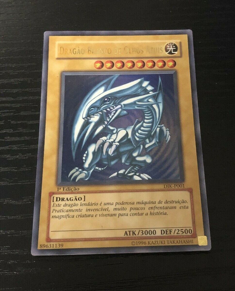 YuGiOh Blue-Eyes White Dragon DIK-P001 Ultra Rare 1st Ed YuGiOh Blue-Eyes White Dragon DIK-P001 Ultra Rare 1st Ed