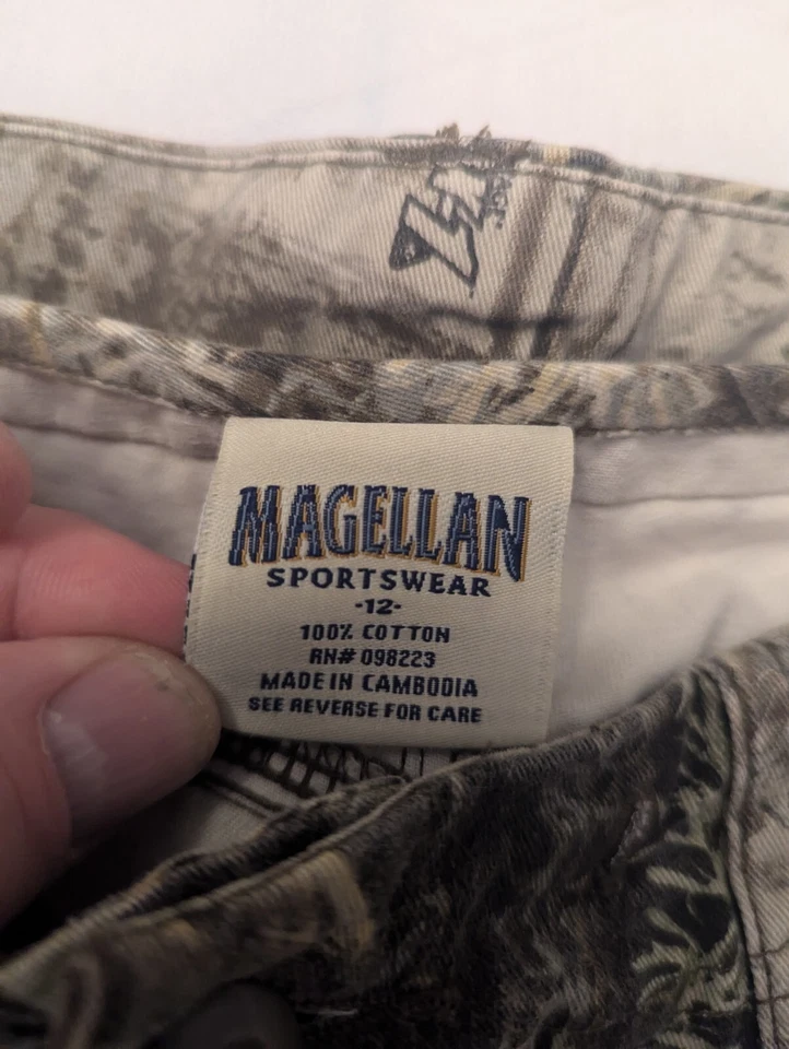 Magellan Sportswear Cargo Pants Womens 12 Hunting Outdoor Advantage Max-1 Camo - Image 3 of 4