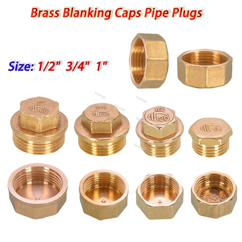 Brass Blanking Cap With 1" BSP Female Thread