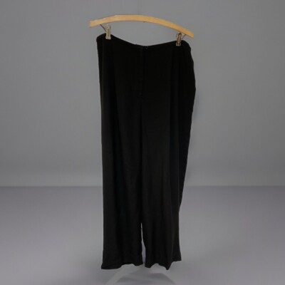 EILEEN FISHER Pants Size L Elastic Waist Made Of Italian Fabric Lightweight EF