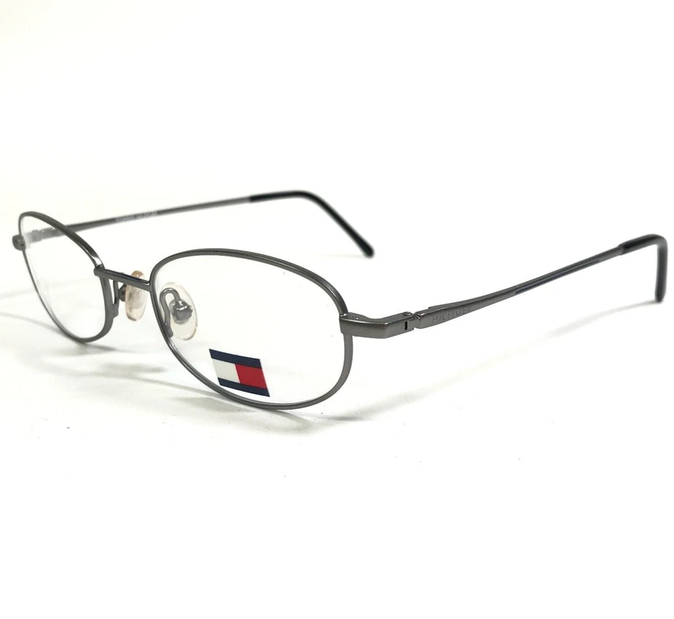 Monturas de gafas Tommy Hilfiger THI266 251 gris redondo borde de alambre completo 49-19-140 Foto 3 de 4