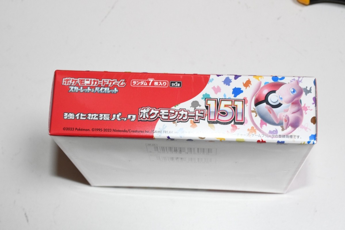 Pokemon Card 151 booster Box sv2a mew scarlet violet Sealed