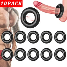 10PCS Cock Ring Adjustable Super Strong Stay Harder Penis Rings Cockring for Men