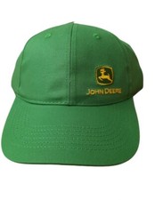 John Deere Logo Tractor Mower Green Baseball Cap Snapback