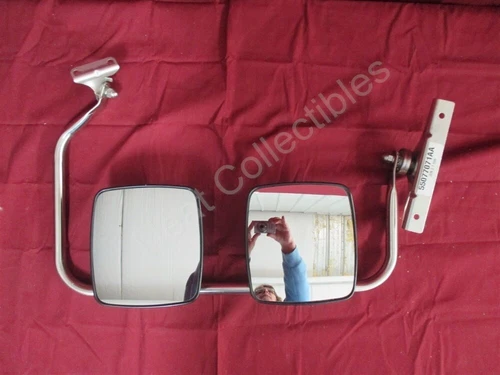 NOS OEM Dodge Ram 3500 Van Manual Dual Head Mirror Left Side 1998 - 2003