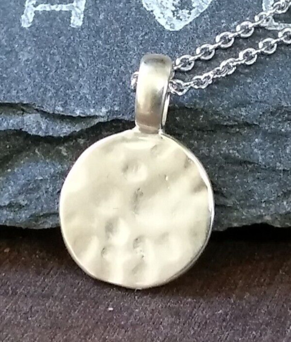 Full Moon Necklace - 925 Sterling Silver-V04