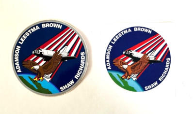 NASA.. Space Shuttle STS 28 Mission.. 1-Sticker + 1 Iron On Transfer #028