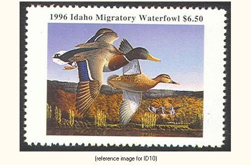 D2K Idaho Duck Stamp 1996 $6.50 - Picture 1 of 1
