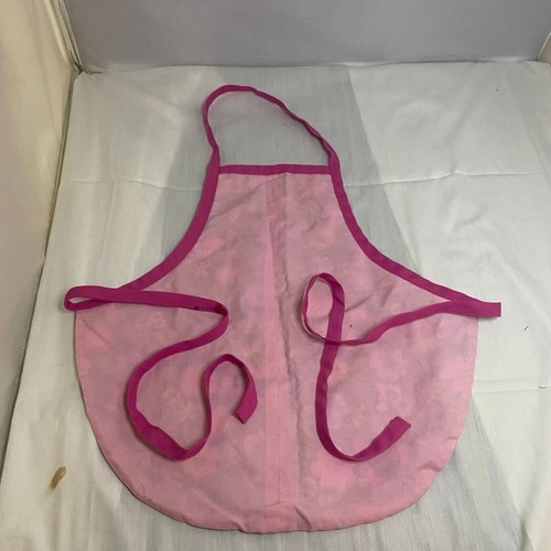 #7123 Girls Child Small Apron Peace Love 15 inch long size 3-5 - Picture 3 of 3