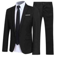 Men's Blazers 2 Pieces Sets Shirt Pants Jacket Coat 3 Suits Dress Wedding Suit