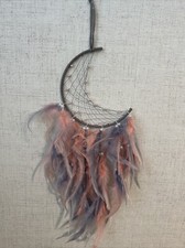 Pink & Purple- Dream Catcher Handmade Feather...
