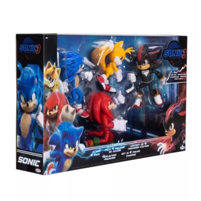 Sonic the Hedgehog 3 Movie Action Figures 4-Pack Shadow Knuckles