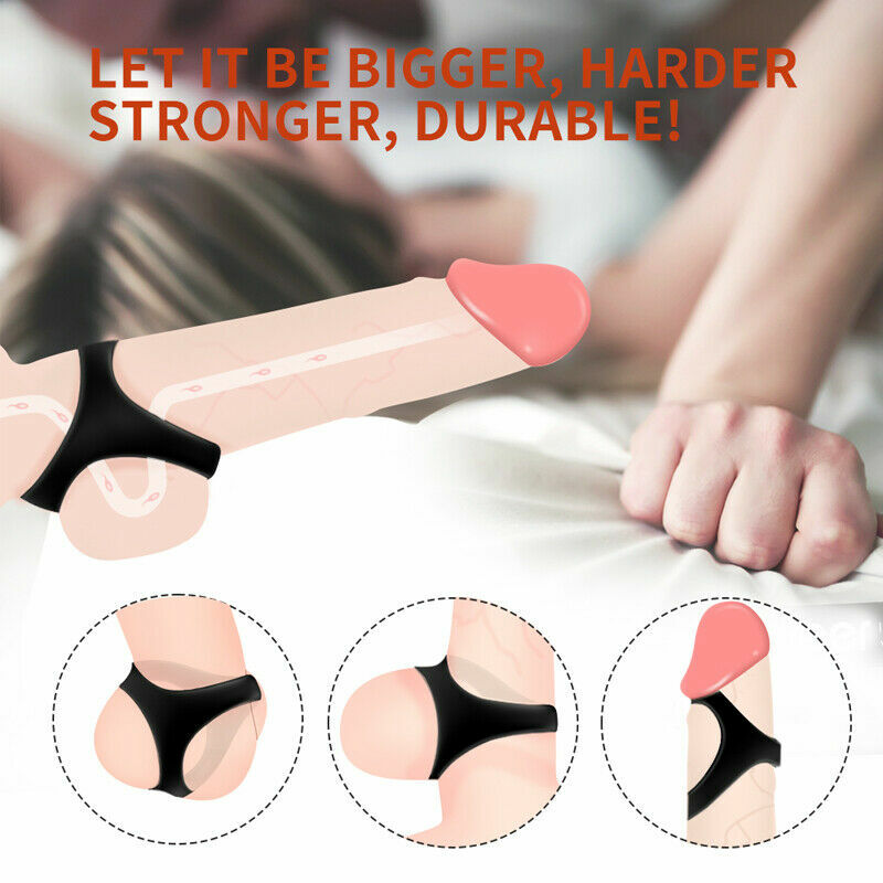 Penis-Extender-Harder-Stronger Male Enhancer Ball-Stretcher-Enhancer-Girth-Ring