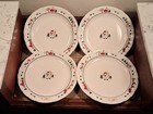 Pfaltzgraff Snow Village Christmas Dinner Plates 11" Set of 4 Set B
